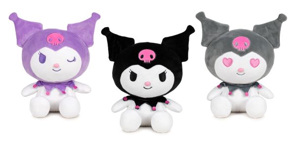 (Mis 1) HELLO KITTY Kuromi Peluche 16cm 3ass…x
